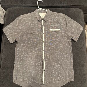 GUESS Men's Polka Dot Button Down Shirt